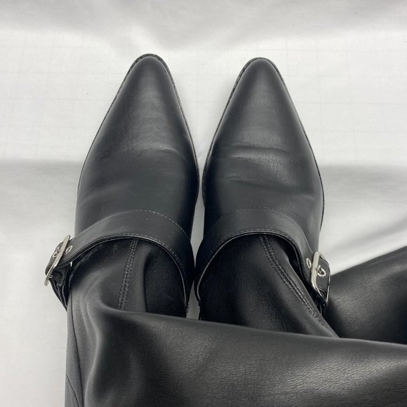 Marc Fisher Bradlee Over-The-Knee Leather Boots – Black | Size 9.5 - Picture 10 of 13